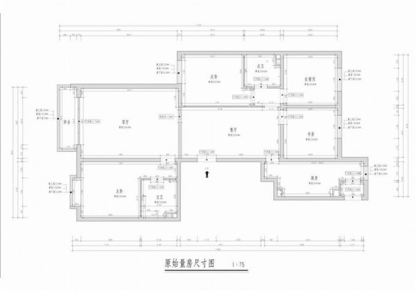 中信城三期-三居室-124平米-装修设计