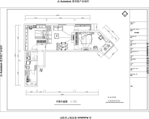 安慧北里逸园-二居室-108平米-装修设计