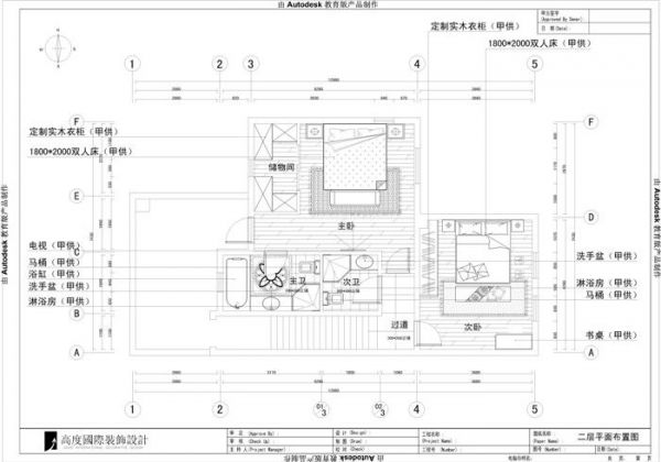 潮白河孔雀城-三居室-190平米-装修设计