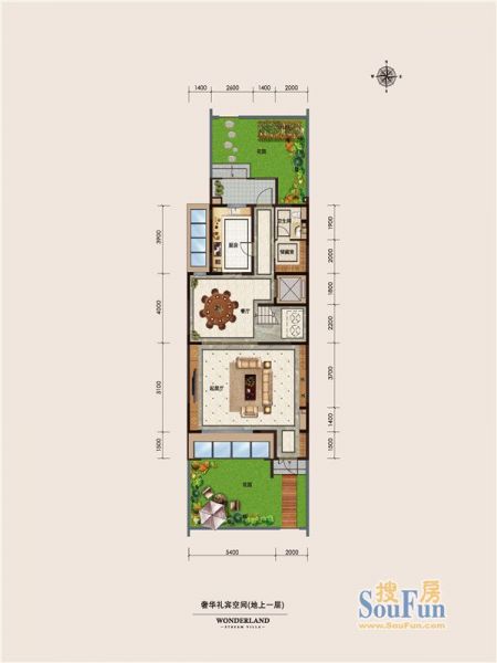 金隅·澜湾-五居室-362平米-装修设计