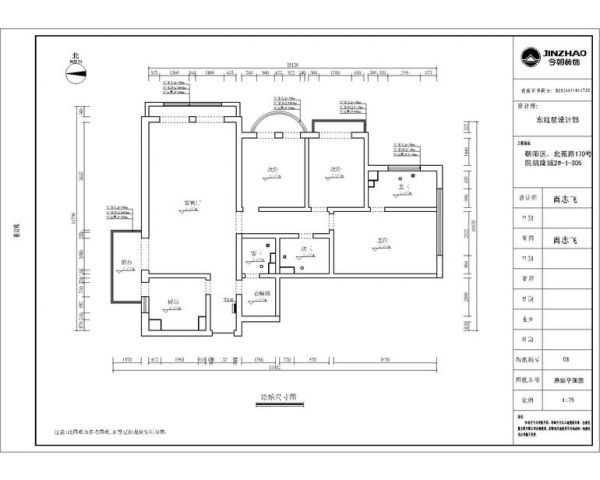 凯旋城-三居室-146平米-装修设计