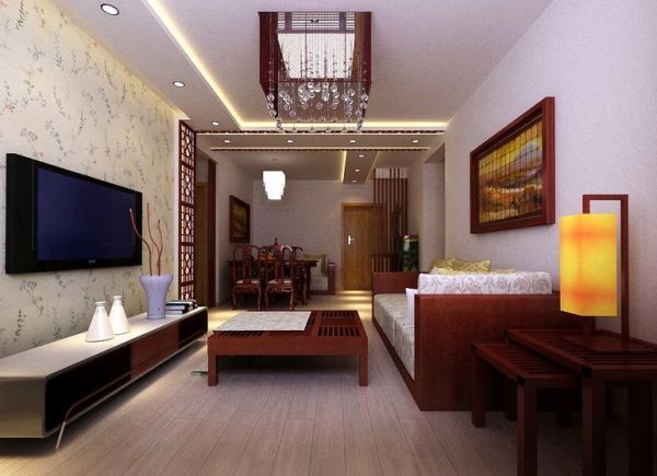 红狮家园-三居室-100平米-装修设计