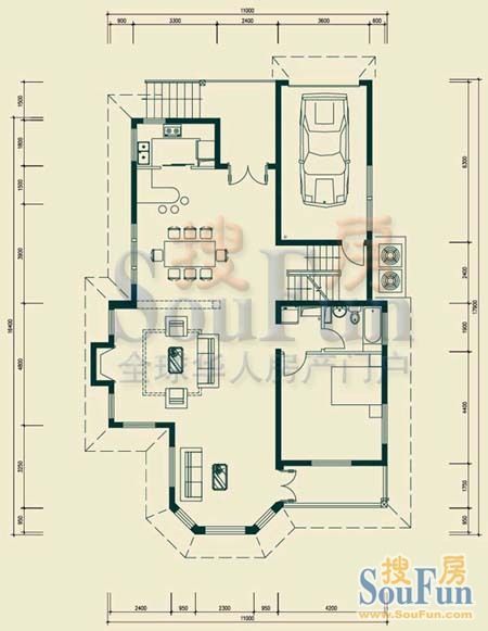 保利垄上-一居室-154.96平米-装修设计