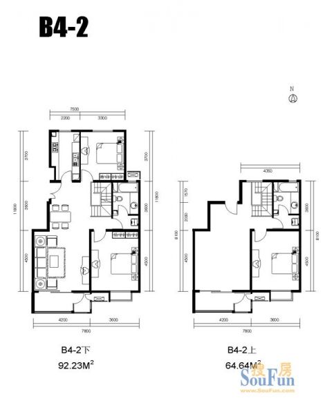 水墨林溪-三居室-220.23平米-装修设计