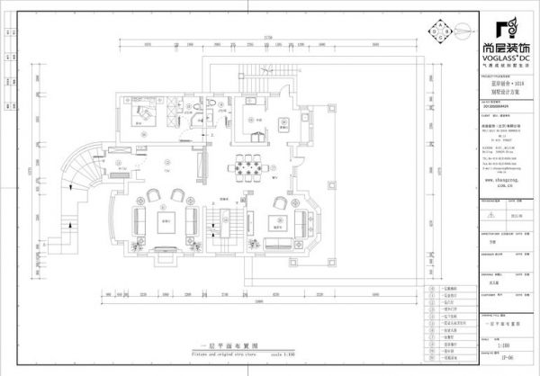 蓝岸丽舍-五居室-350平米-装修设计