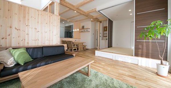 日式家居装修效果图 原木的清新