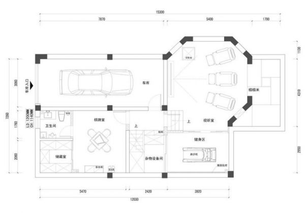 融创长滩壹号-五居室-320平米-装修设计