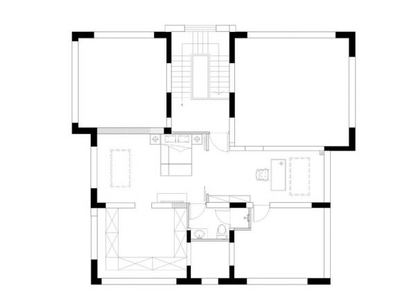 蓝岸丽舍-五居室-450平米-装修设计