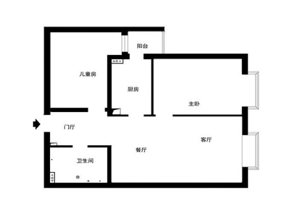 百子湾家园-二居室-102.99平米-装修设计