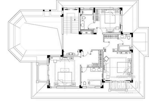 融科·千章墅-五居室-700平米-装修设计