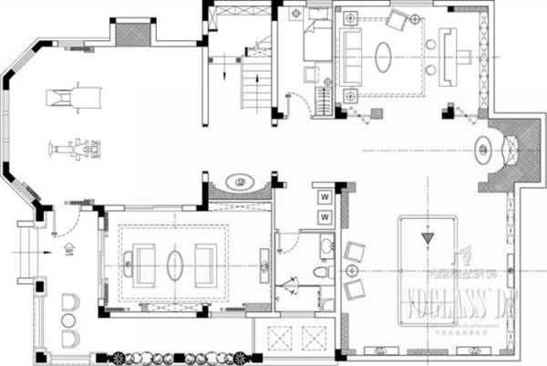 融科·千章墅-五居室-700平米-装修设计