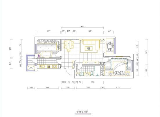 瑞雪春堂-二居室-93平米-装修设计