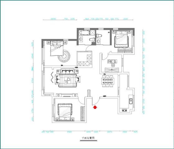 上林世家-三居室-175平米-装修设计