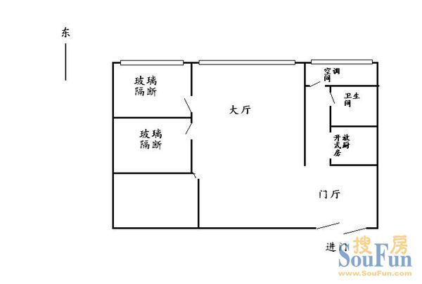 建外SOHO东区-二居室-152平米-装修设计