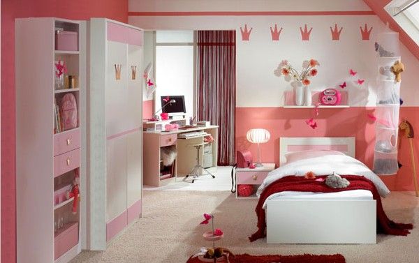 粉色女孩 儿童房卧室设计