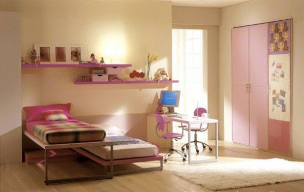 粉色女孩 儿童房卧室设计