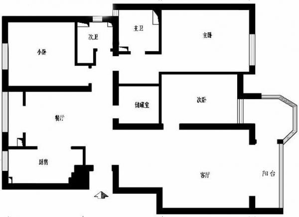 星河城三期-四居室-129.96平米-装修设计