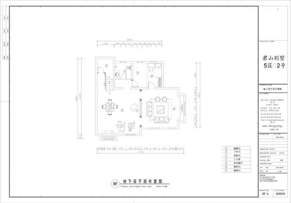 君山高尔夫别墅-六居室-400平米-装修设计
