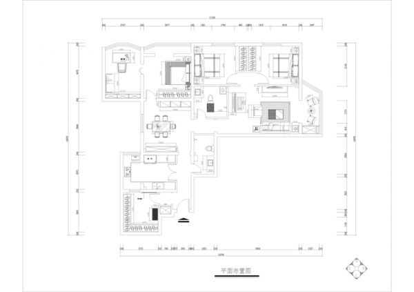 世纪村-三居室-98平米-装修设计