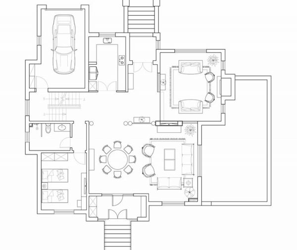 香山清琴-五居室-326平米-装修设计