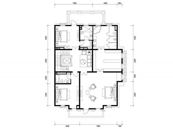 金科王府-五居室-414平米-装修设计