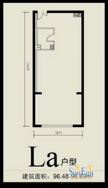 首城双景-二居室-96.48平米-装修设计