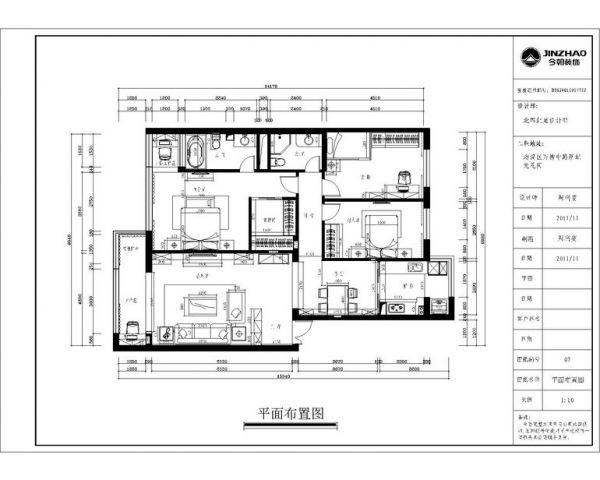 万柳新纪元花园-三居室-151平米-装修设计
