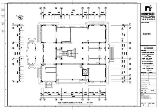 财富城堡-三居室-600平米-装修设计
