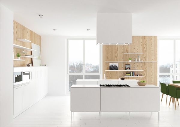 Maxim Scherbakov带来的这座公寓位于俄罗斯圣彼得堡，不再是俄罗斯惯有的生冷硬朗设计， Maxim Scherbakov以唯美的斯堪的纳维亚风格为设计灵感，白色为底，淡色木质贯穿整个家中，同时与亲切的大自然结合，将大量绿植搬入家中，并利用层高优势，将空间分为上下两层，像身处于大自然中的灵活空间，舒适惬意。