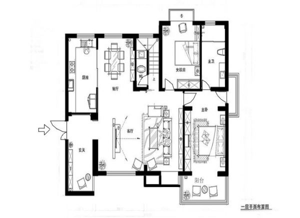 提香草堂-五居室-245平米-装修设计