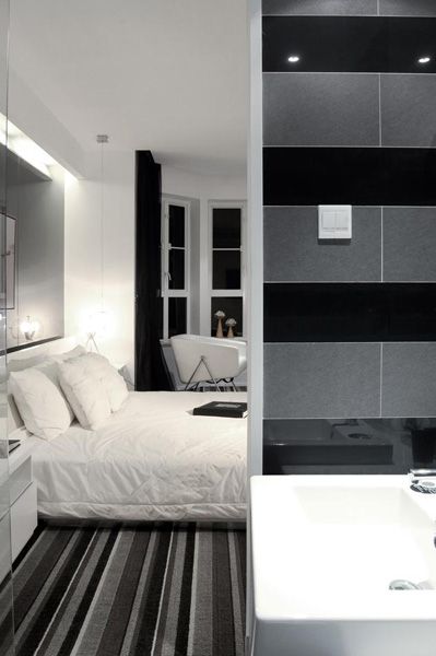 黑白灰的完美诠释 32平住宅样板房