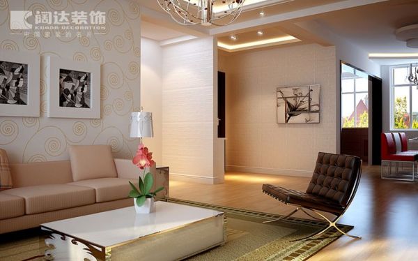 中昂香瑅-二居室-126平米-装修设计