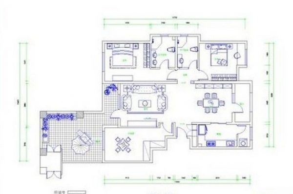温哥华森林-三居室-230平米-装修设计