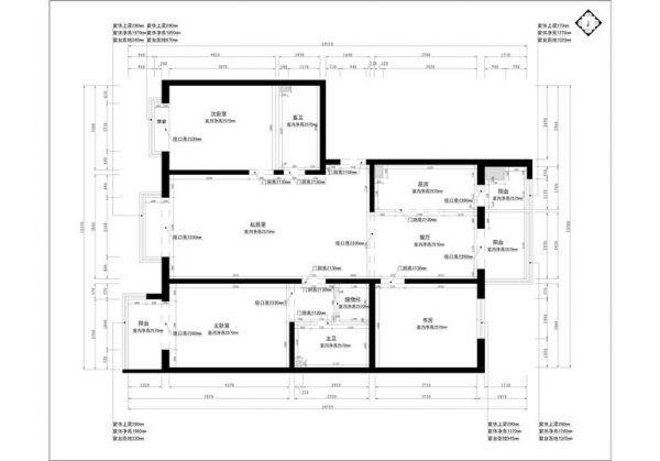 百草园-三居室-110平米-装修设计