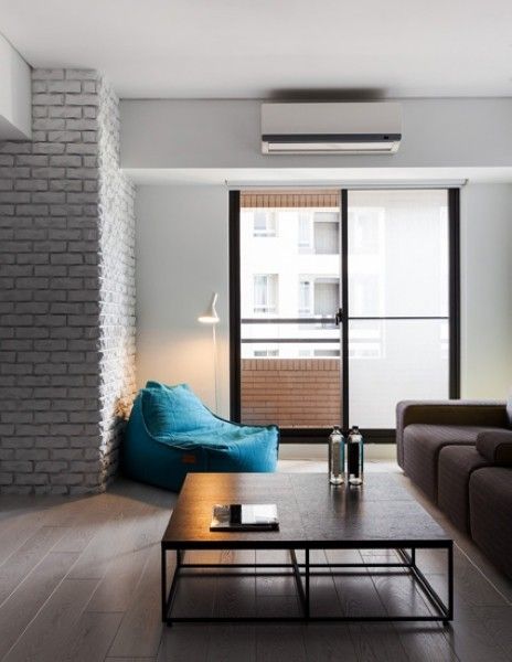简单空间简单美 素色紧凑型公寓设计