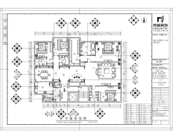 西山壹号院-四居室-490平米-装修设计
