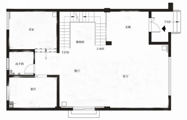 海堂公社-三居室-180平米-装修设计