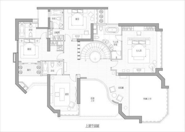东湖湾-四居室-339平米-装修设计