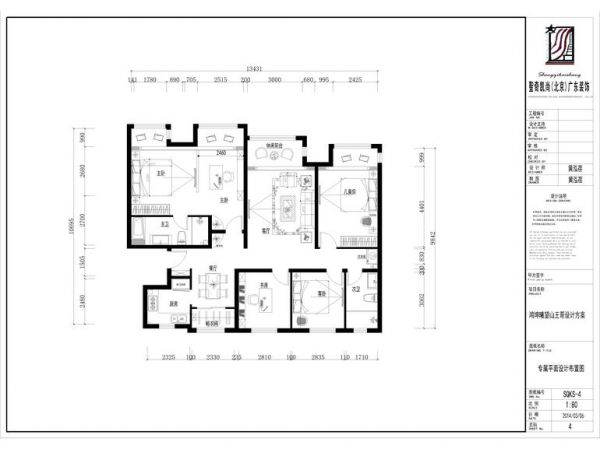 鸿坤·曦望山-五居室-170平米-装修设计