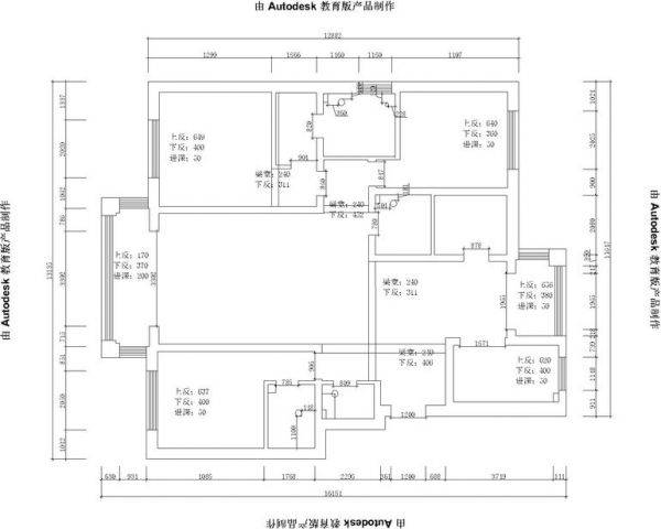 百子湾家园-三居室-196平米-装修设计