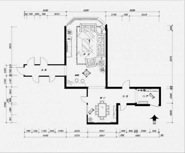 惠新苑局部改造-四居室-118平米-装修设计