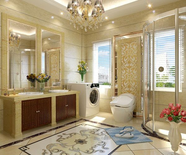 卫浴装修是住宅装修最重要的一个环节，想要装修奢侈豪华感其实并不是想象中的那么难，看看这几款卫浴装修效果图，一定会让你眼前一亮的感觉。