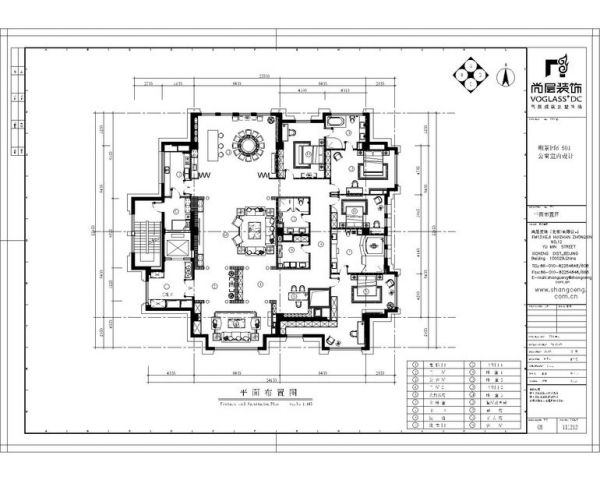 顺景园-六居室-550平米-装修设计