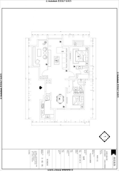 首开熙悦山熹园-二居室-83平米-装修设计