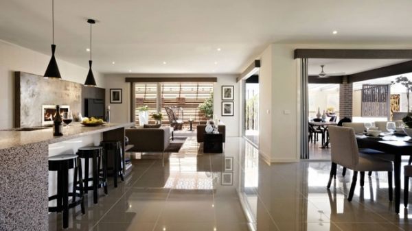 Vetra MK2是卡莱尔一系列房屋，位于澳大利亚墨尔本，房子室内优雅而复杂，拥有四间卧室和两间浴室。室内风格现代简约，空间线条简洁利落，色调简单而富有韵味。