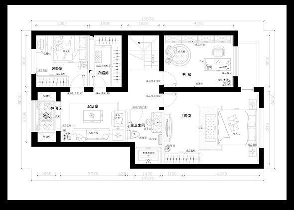 燕西台-别墅-380平米-装修设计
