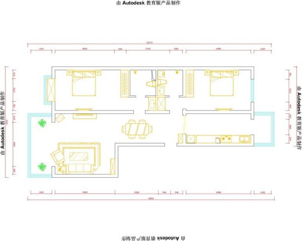 天通苑北二区-二居室-126平米-装修设计