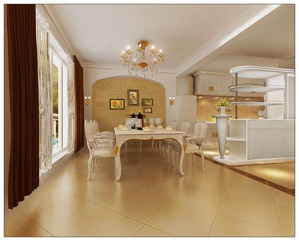 翡翠城二期公寓-五居室-220平米-装修设计