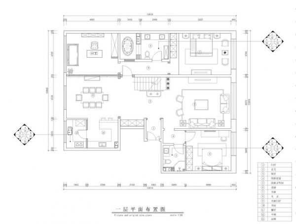 西山壹号院-别墅-400平米-装修设计