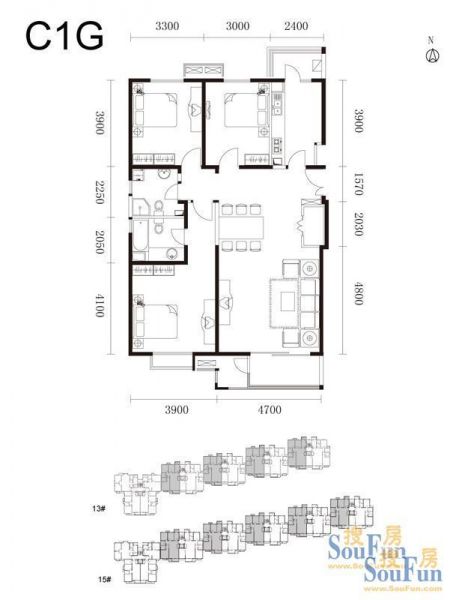 水墨林溪-三居室-131.43平米-装修设计